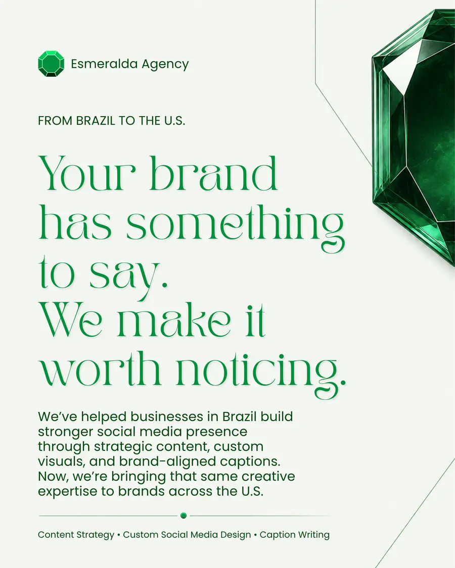 Esmeralda Agency social media design